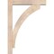 Ekena Millwork Thorton Block Smooth Bracket w/ Offset Brace, Douglas Fir, 5 1/2"W x 30"D x 42"H BKT0604X30X42THR05SDF - alternate 3
